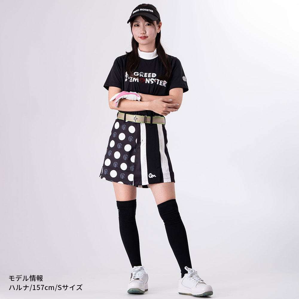 【GREED MONSTER】グリードモンスター Multi pattern モックネックTシャツ