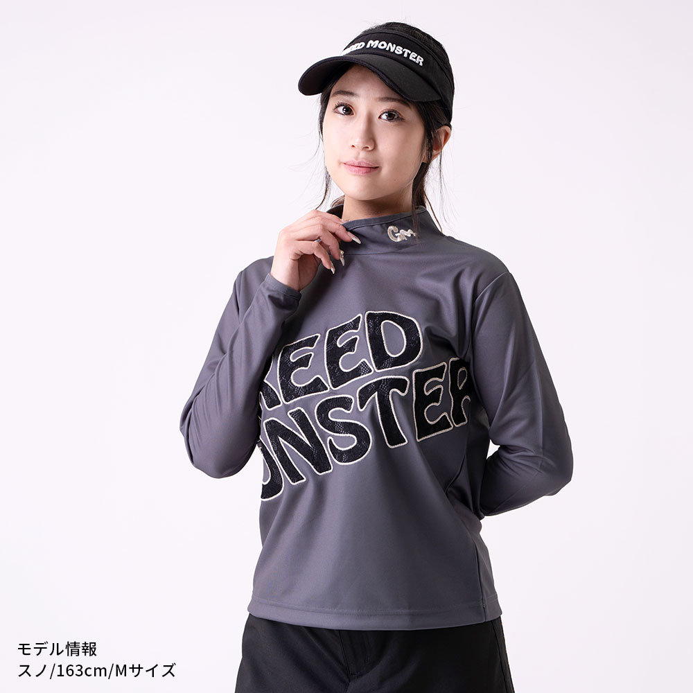 【GREED MONSTER】グリードモンスター RACE PATCH モックネック長袖カットソー
