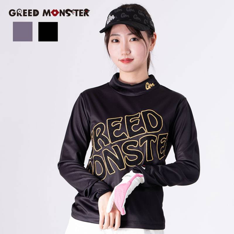 【GREED MONSTER】グリードモンスター RACE PATCH モックネック長袖カットソー