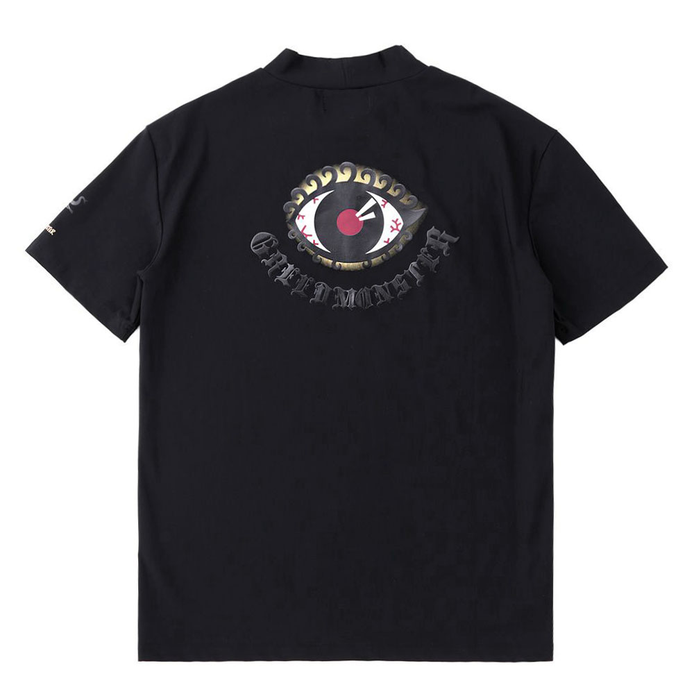 BIG ATHERA EYE カラフルモックネックＴシャツ