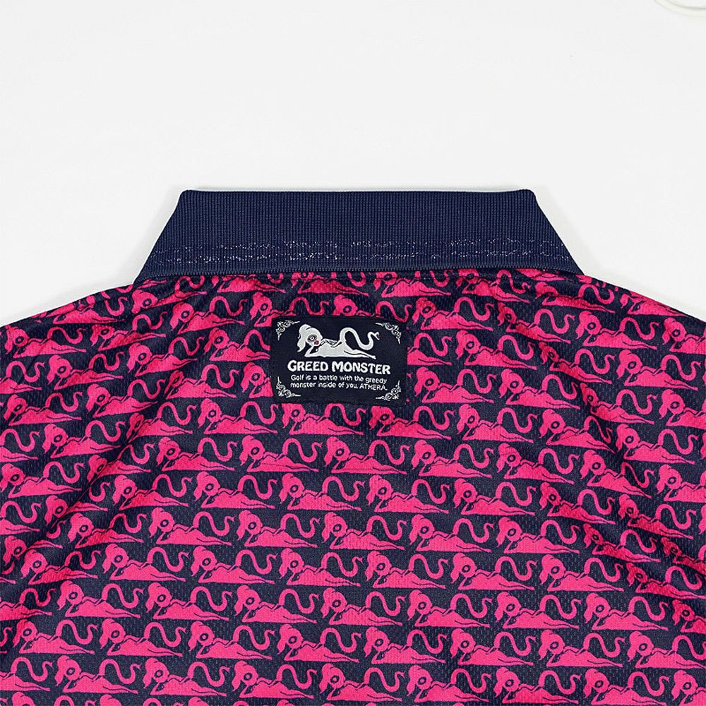 ATHERA pattern ポロシャツ