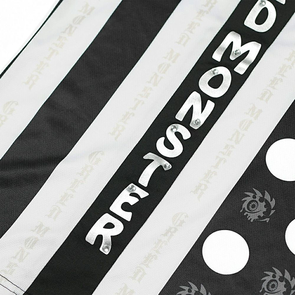Stripe Dot GIRARI 切替ポロシャツ