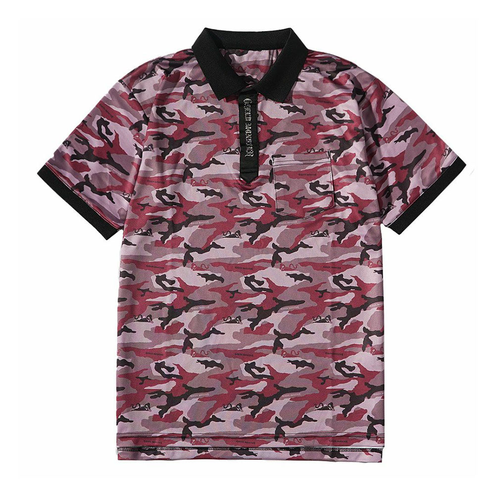 ATHERA Camouflage メッシュポロシャツ