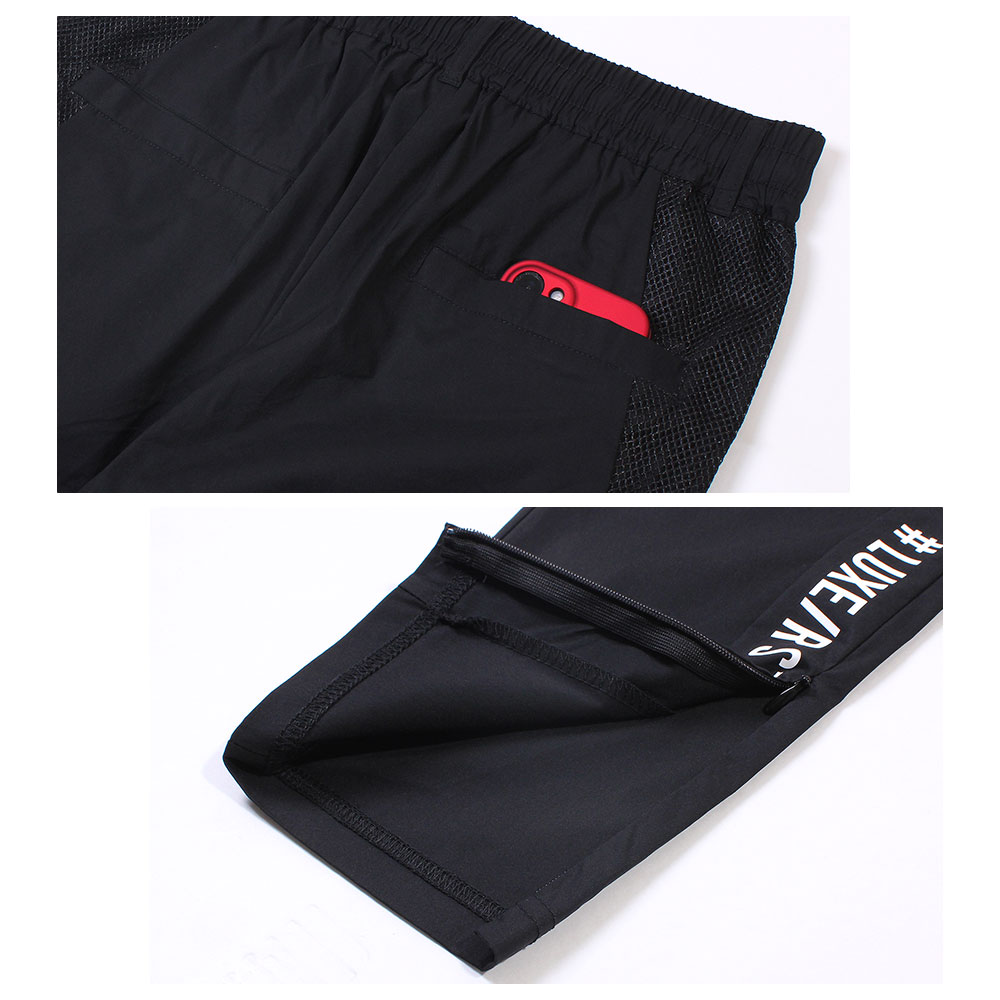 撥水加工メッシュ切替デザインストレッチスリムパンツ【LUXE/R GOLF(ラグジュゴルフ)】