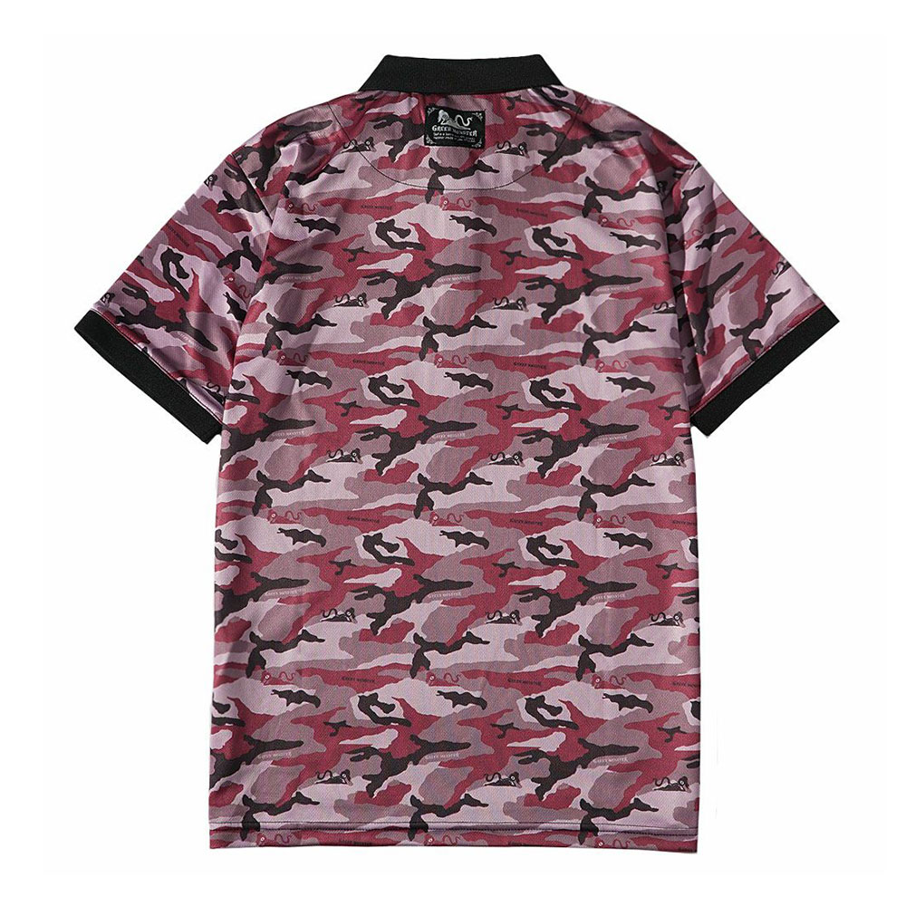 ATHERA Camouflage メッシュポロシャツ