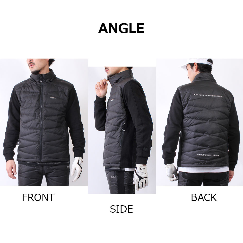【MENS】LUXE/R GOLF ダウンフードジャケット