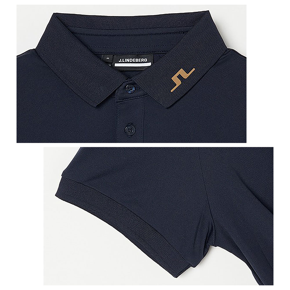 バックロゴ半袖ポロシャツ【J.LINDEBERG】