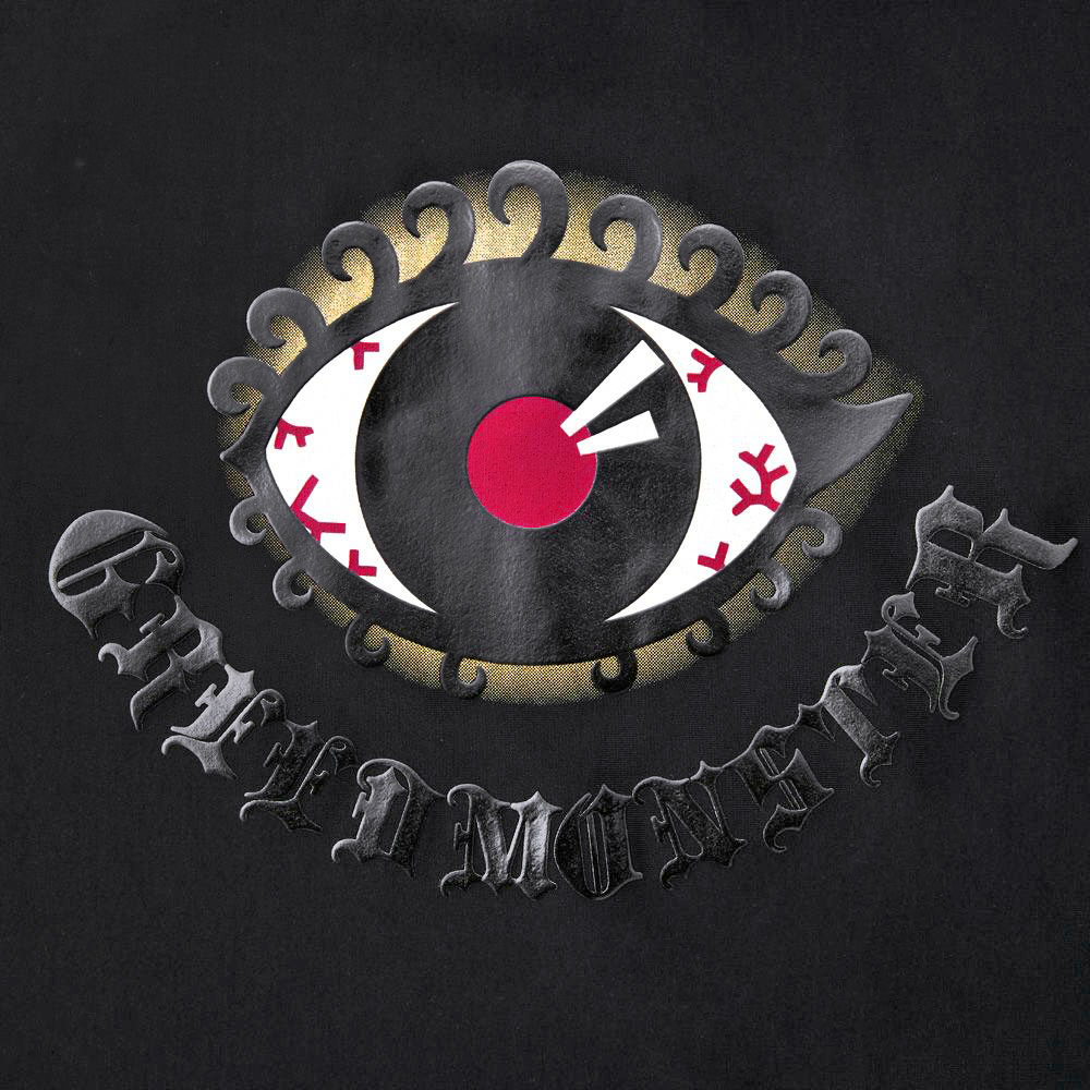 BIG ATHERA EYE カラフルモックネックＴシャツ