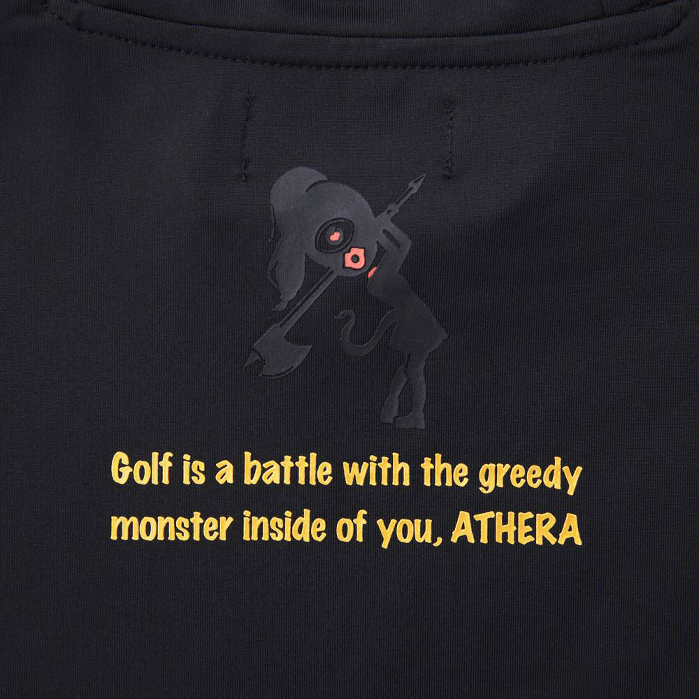【GREED MONSTER】グリードモンスター Bordering Logo モックネックTシャツ