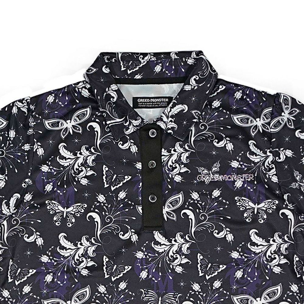 Butterfly Pattern ポロシャツ