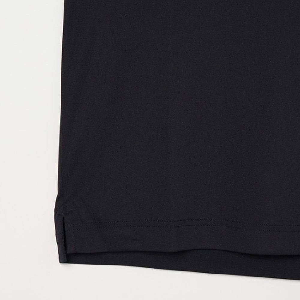 ロゴ刺繍ポロシャツ BLACK【J.LINDEBERG】