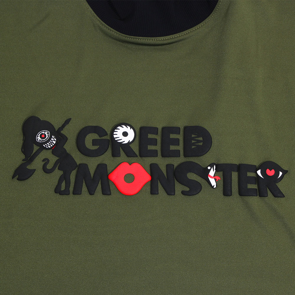 【GREED MONSTER】グリードモンスター Multi Pattern モックネックTシャツ