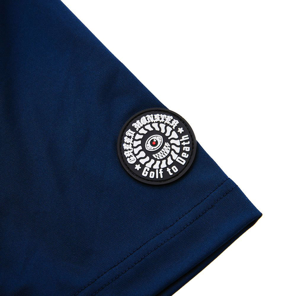 Bordering Logo モックネックTシャツ