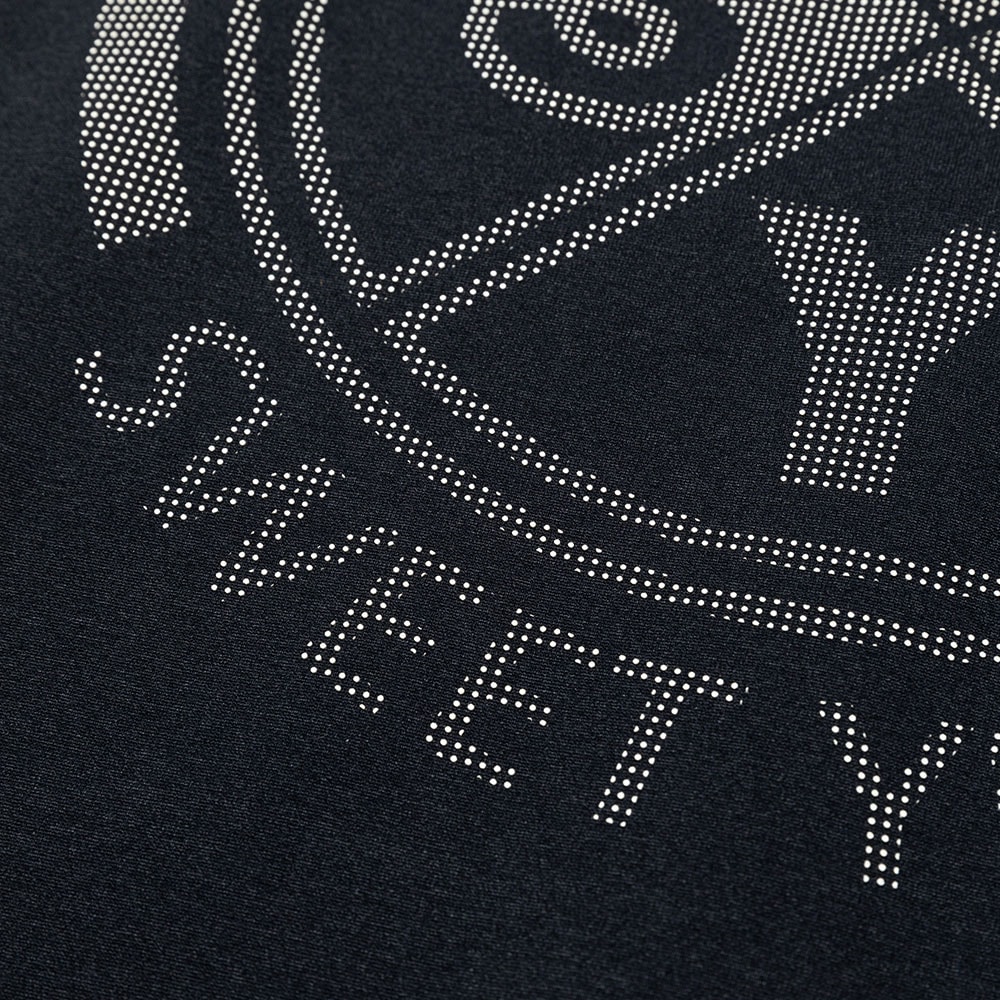DOT PRINT EMB モックネックTシャツ【SY-32】