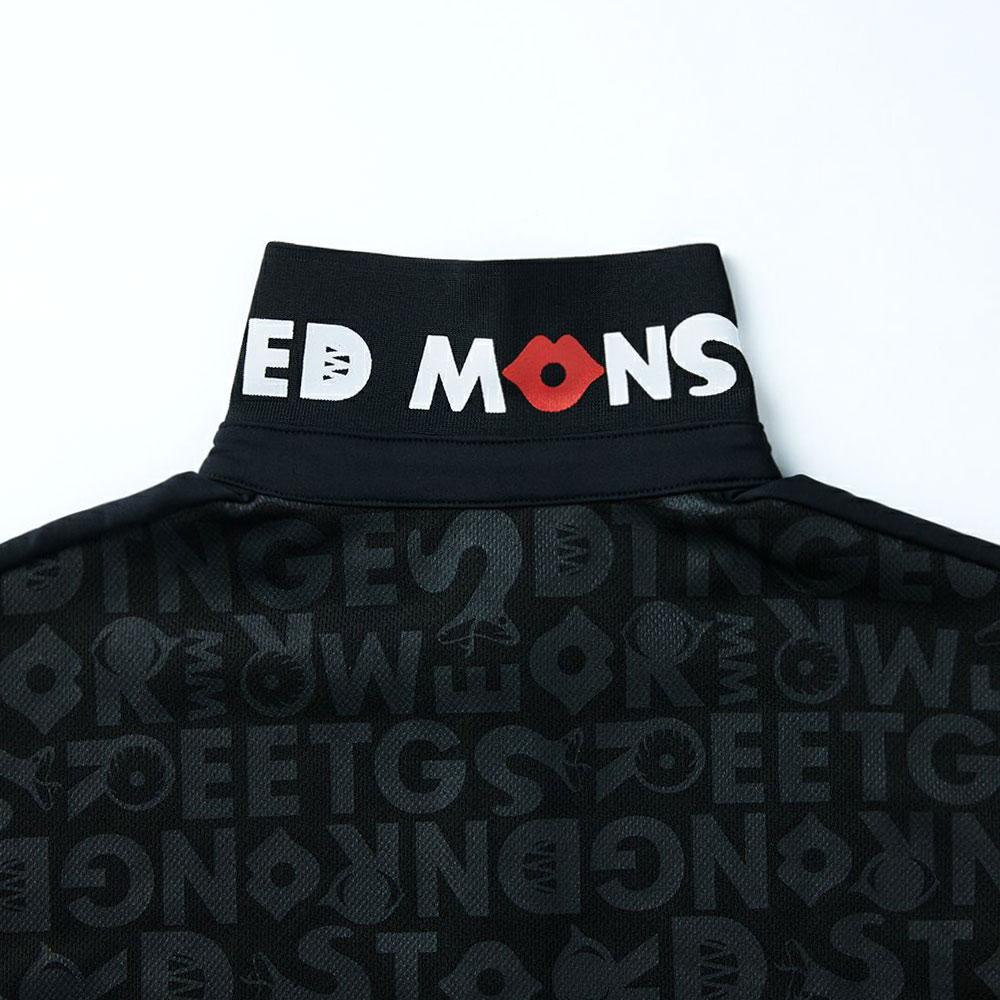 【GREED MONSTER】グリードモンスター Back body panel print ポロシャツ