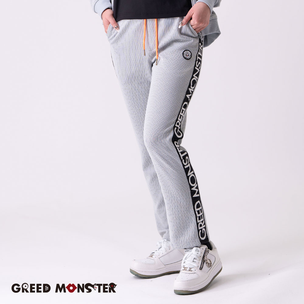 【GREED MONSTER】グリードモンスター LOGO TAPE ワッフルパンツ