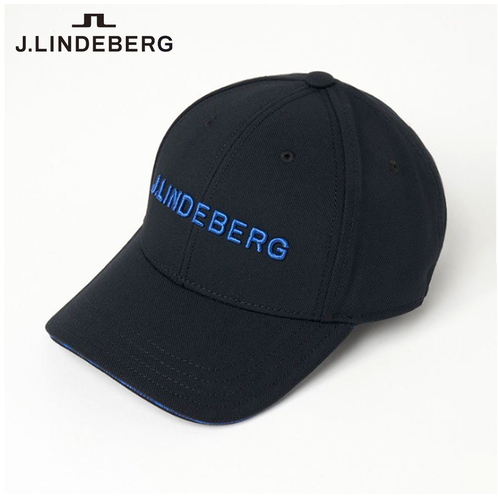 ロゴツイルキャップ BLACK【J.LINDEBERG】
