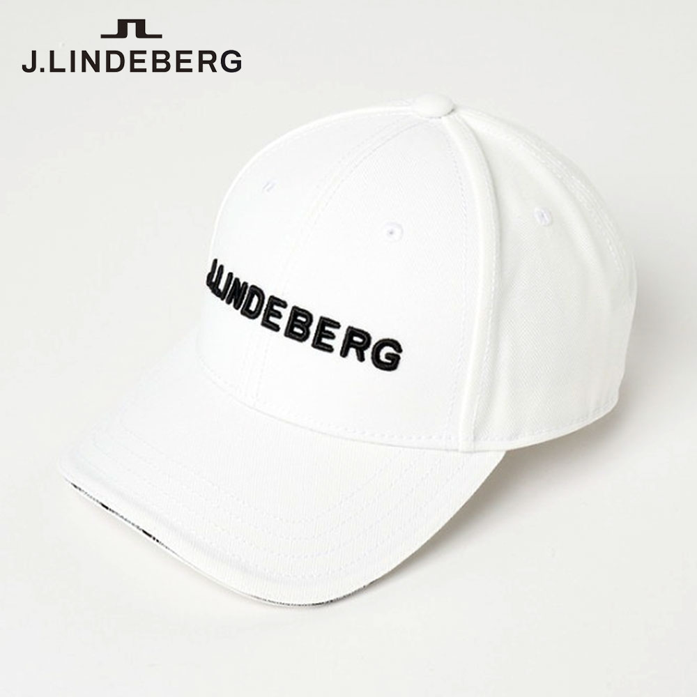 ロゴツイルキャップ WHITE【J.LINDEBERG】