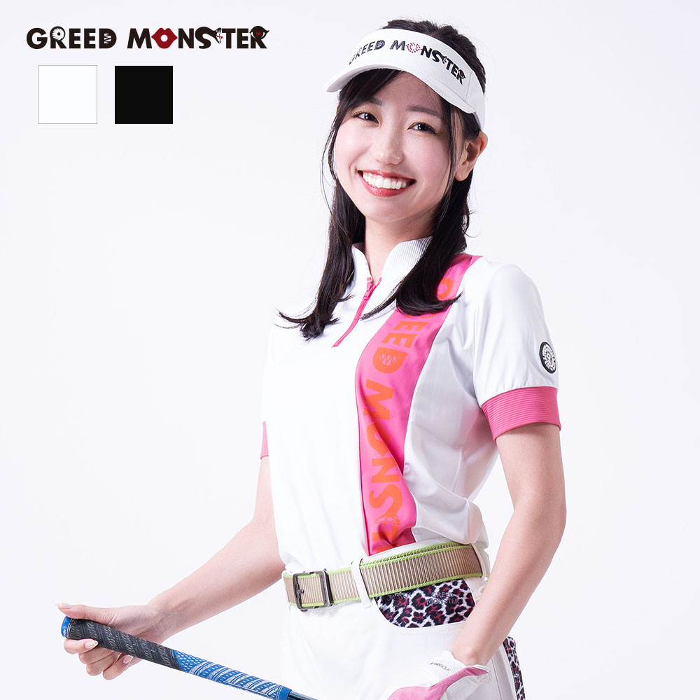 【GREED MONSTER】グリードモンスター All MonsterハーフZIPカットソー