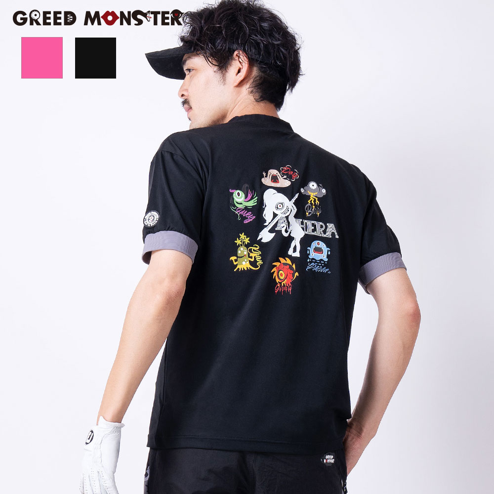 【GREED MONSTER】グリードモンスター All MonsterハーフZIPカットソー