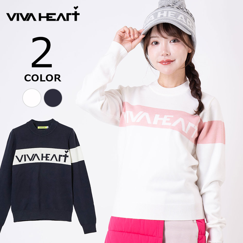 【LADIES】VIVAHEART ロゴニット