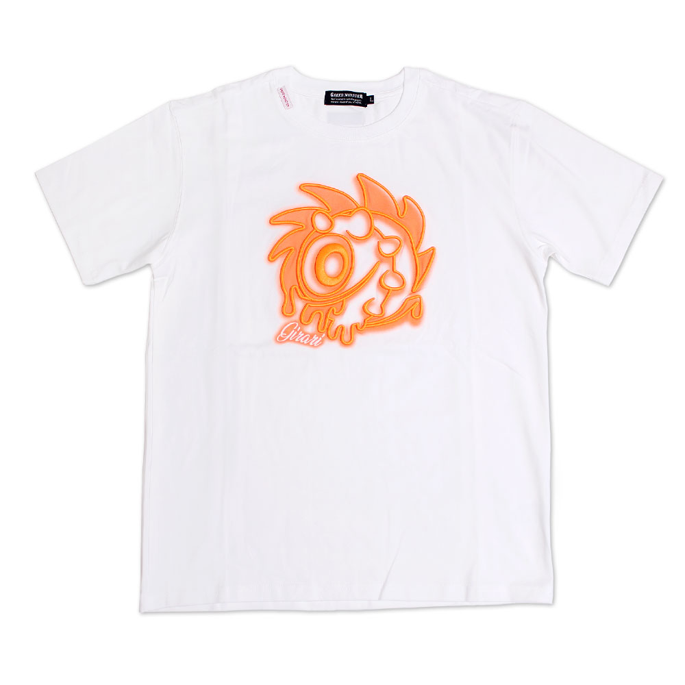 ネオンスプレー立体刺繍半袖Tシャツ【GREED MONSTER】
