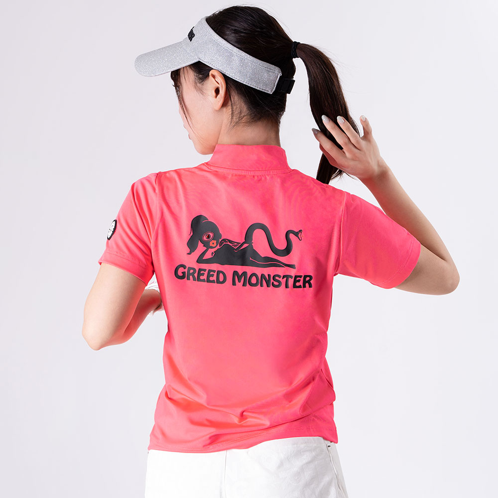 【GREED MONSTER】グリードモンスター ANNON ATHERA ネオンカラーモックネックTシャツ