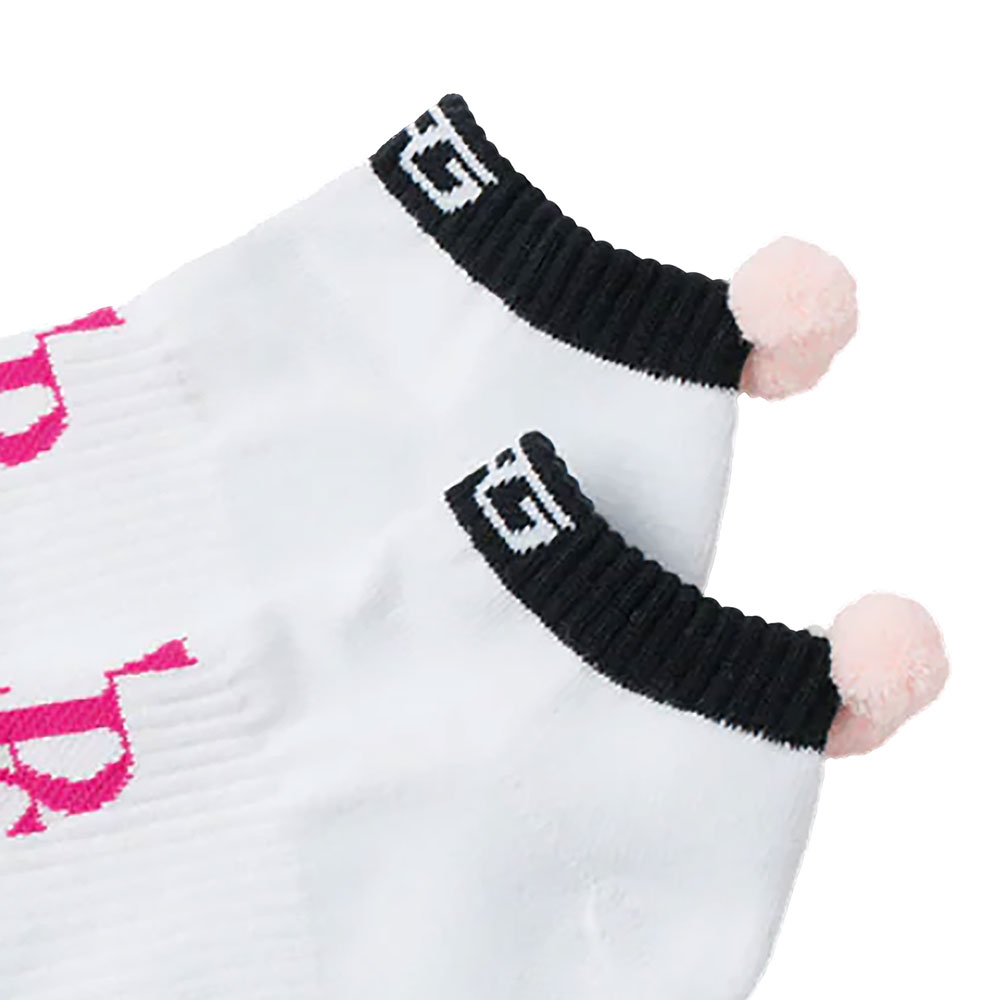 梵付きアンクルソックス　WHITE【CPG GOLF】