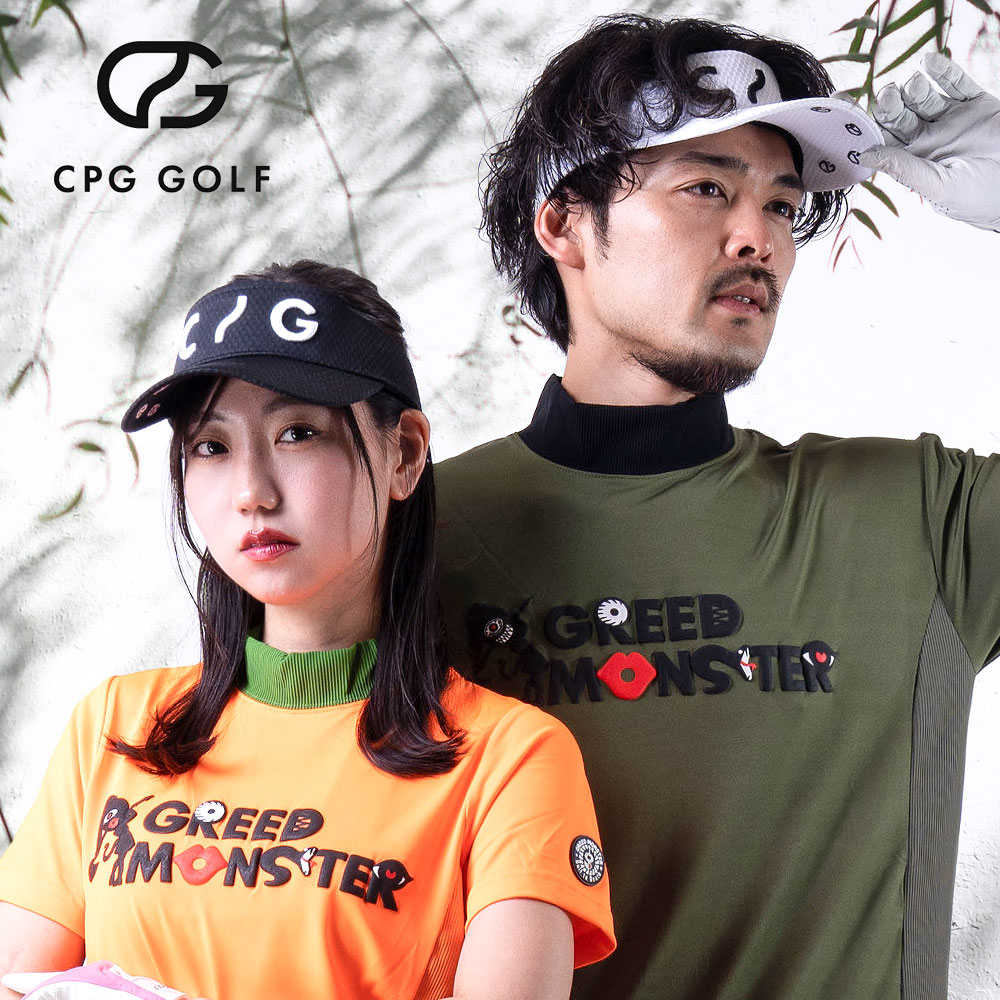 メッシュサンバイザー BLACK【CPG GOLF】