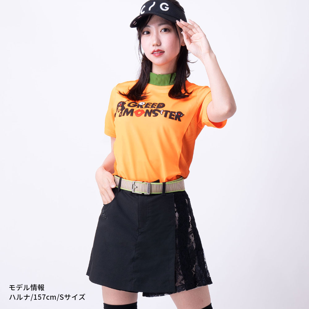 Multi Pattern モックネックTシャツ