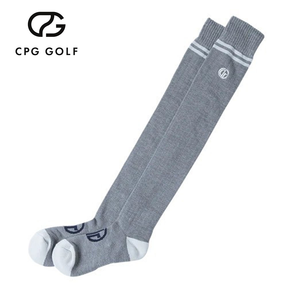 ダブルボーダーニーハイソックス　Gray【CPG GOLF】