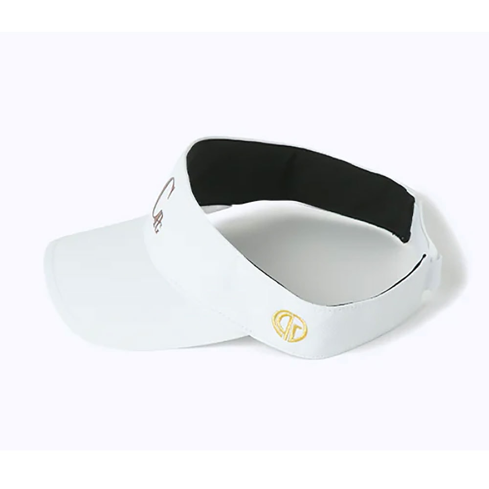 ドレッシーロゴサンバイザー WHITE【CPG GOLF】