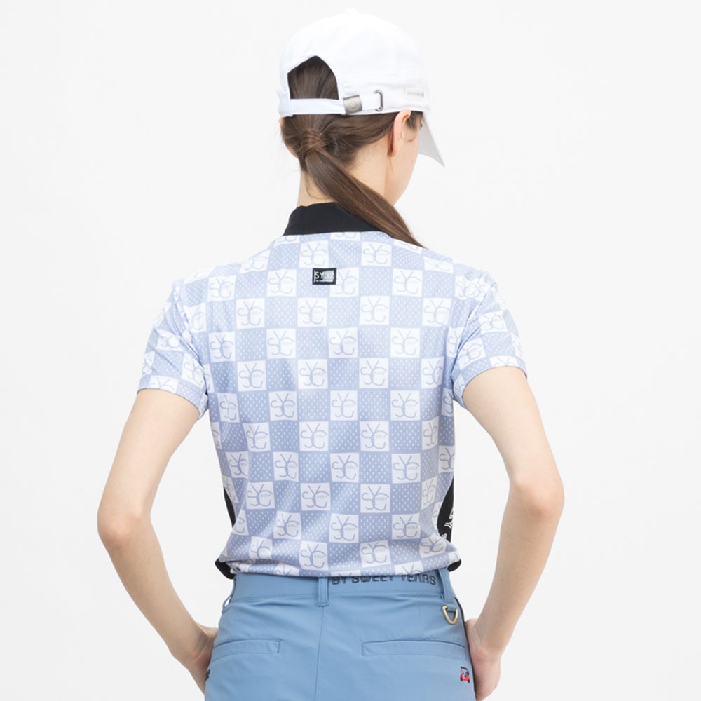 GRID GRAPHIC モックネックTシャツ【SY-32】