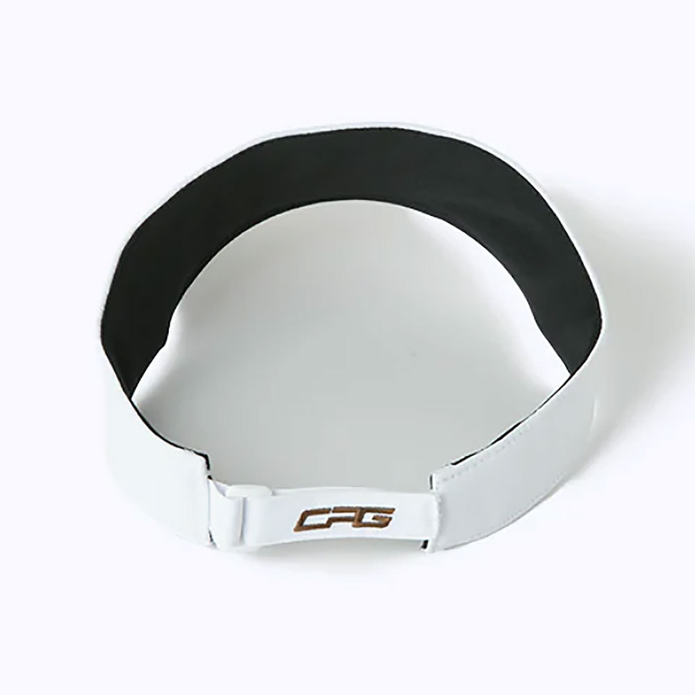ドレッシーロゴサンバイザー WHITE【CPG GOLF】