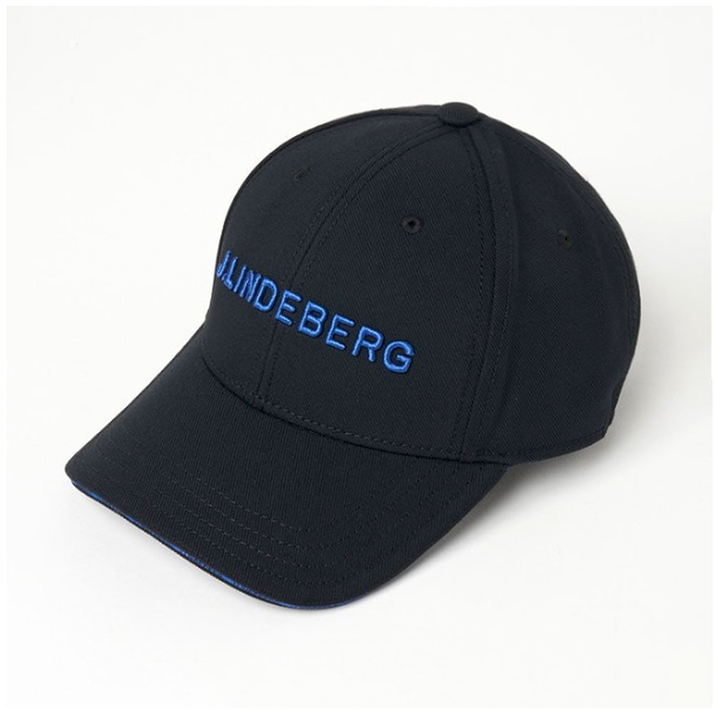 ロゴツイルキャップ　BLACK【J.LINDEBERG】
