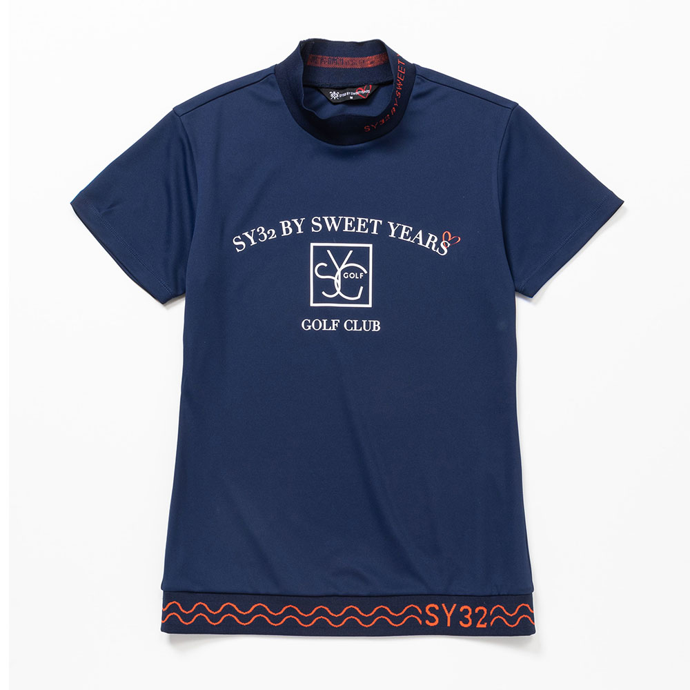 SURFLINE W's モックネックTシャツ【SY-32】