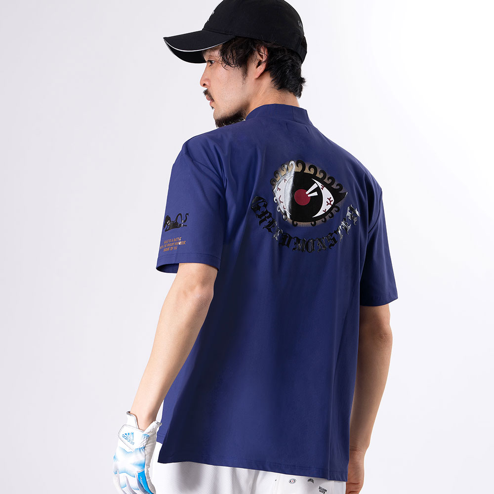 BIG ATHERA EYE カラフルモックネックＴシャツ