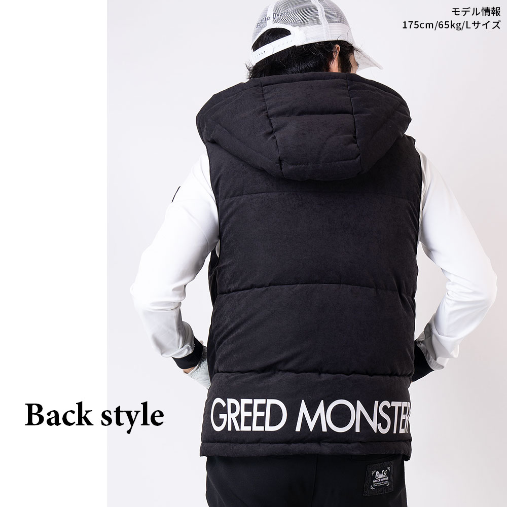 ポリピーチ 中綿ベスト【GREED MONSTER】
