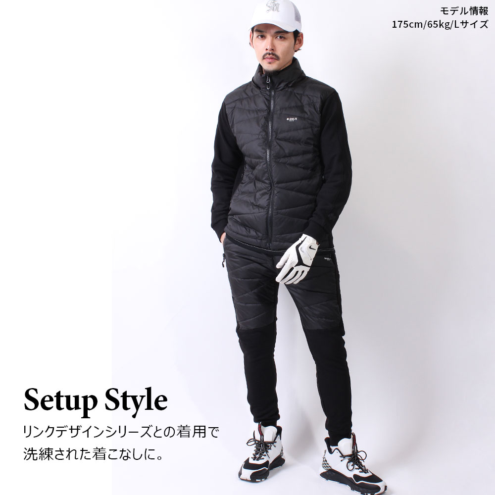 【MENS】LUXE/R GOLF ダウンフードジャケット