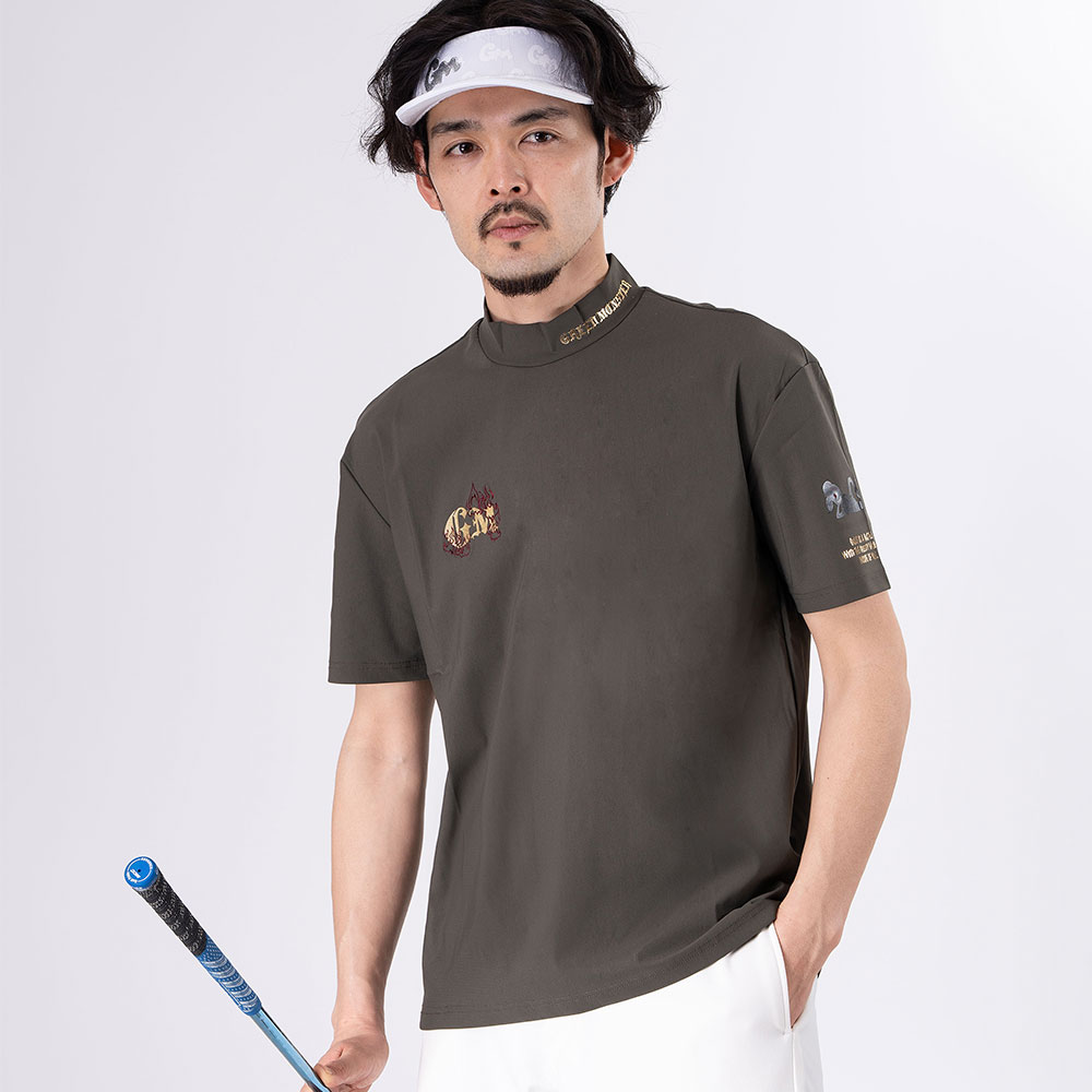 BIG ATHERA EYE カラフルモックネックＴシャツ