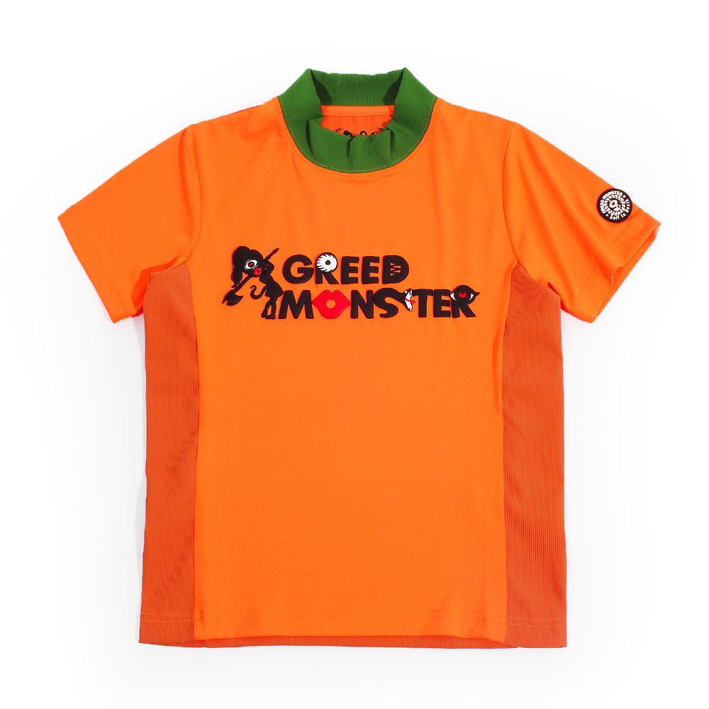 Multi Pattern モックネックTシャツ
