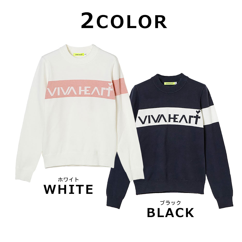 【LADIES】VIVAHEART ロゴニット