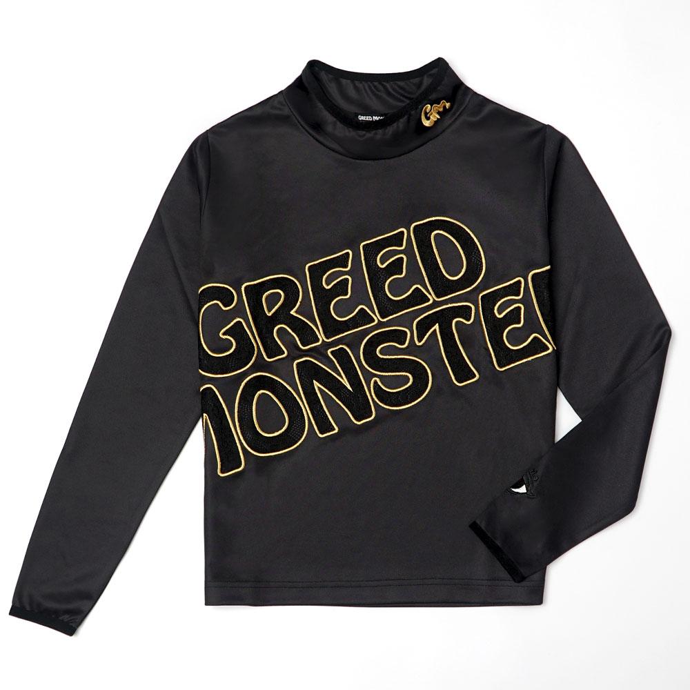 【GREED MONSTER】グリードモンスター RACE PATCH モックネック長袖カットソー