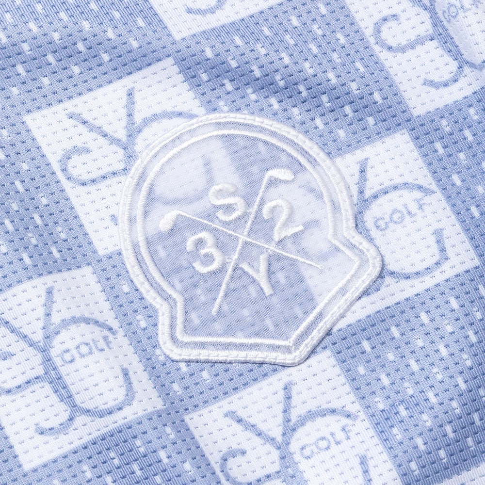 GRID GRAPHIC モックネックTシャツ【SY-32】