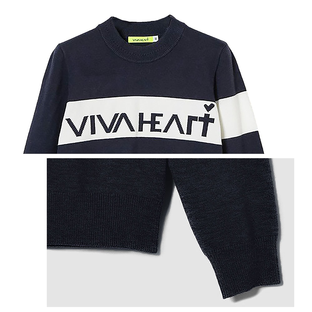 【LADIES】VIVAHEART ロゴニット