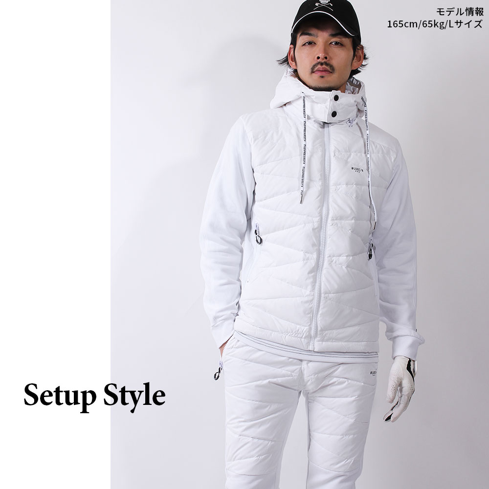 【MENS】LUXE/R GOLF ダウンフードジャケット