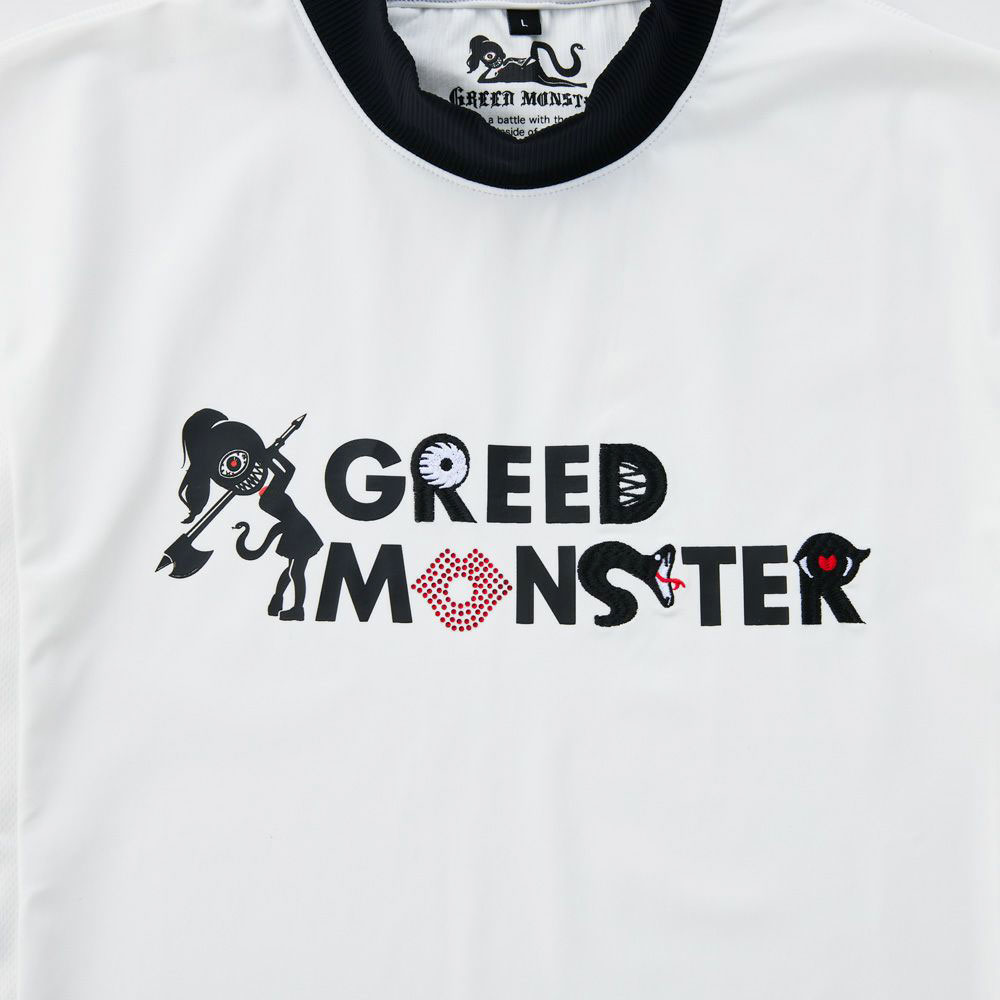 【GREED MONSTER】グリードモンスター Multi pattern モックネックTシャツ