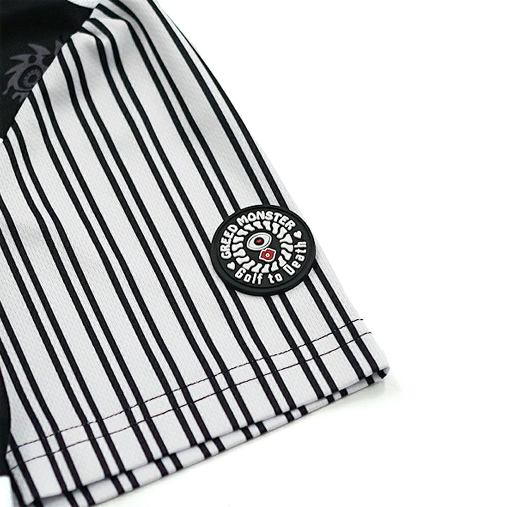 Stripe Dot GIRARI 切替ポロシャツ